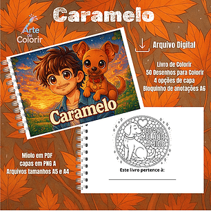 Arquivo Livro de Colorir Filme Caramelo