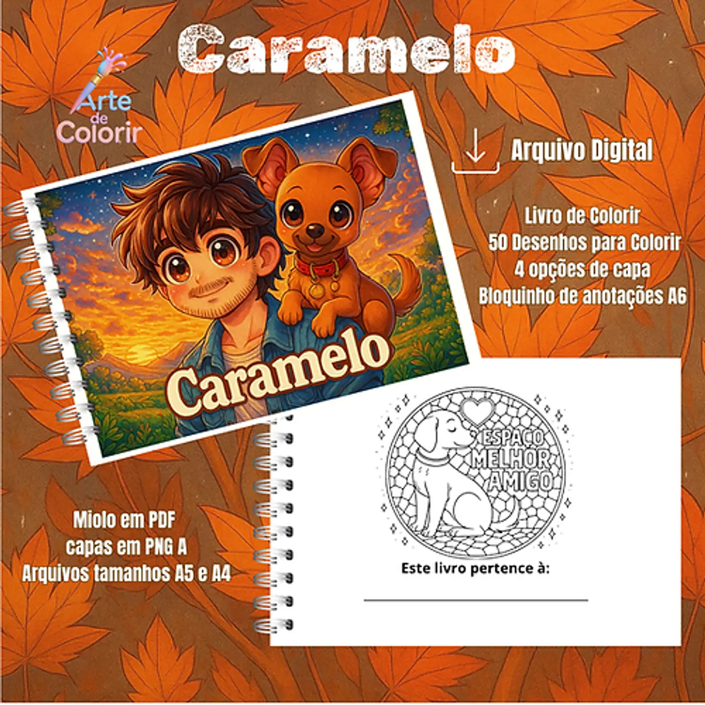 Arquivo Livro de Colorir Filme Caramelo 1