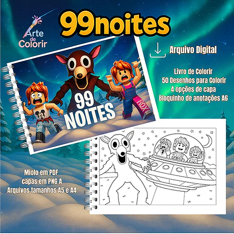 Arquivo Livro de Colorir 99 Noites