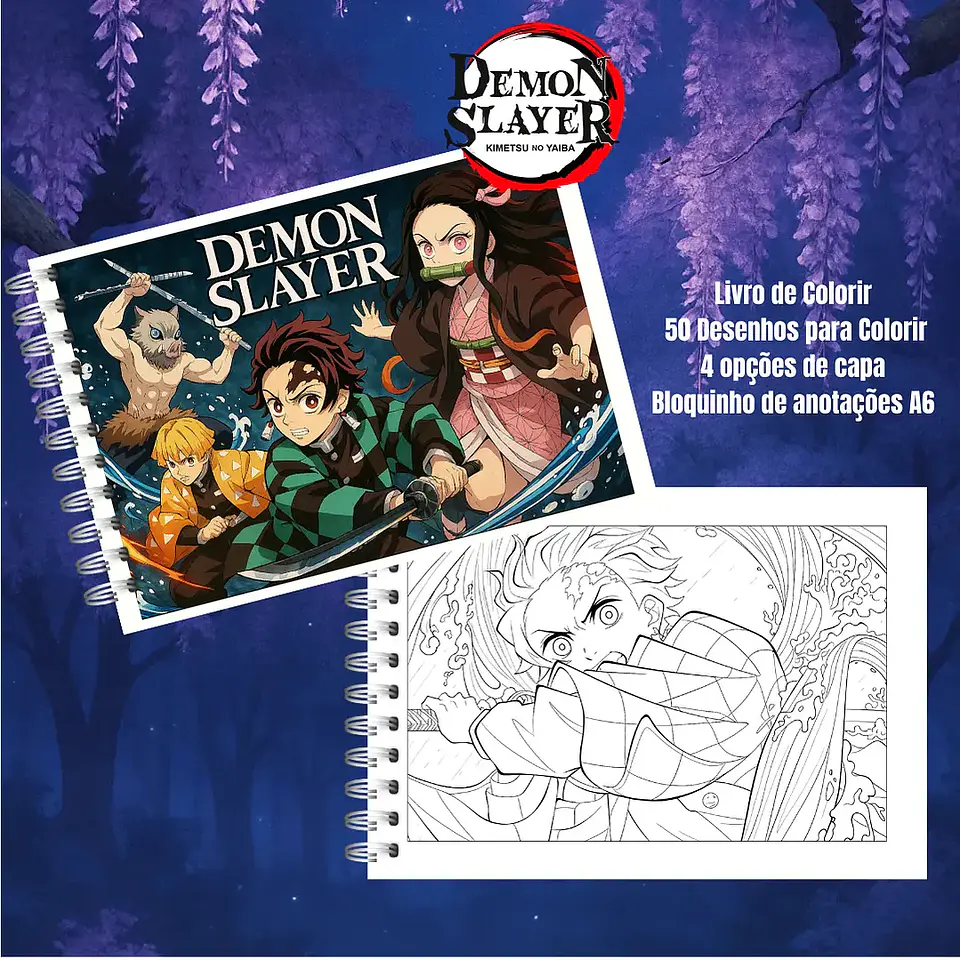 Arquivo Livro de Colorir Demon Slayer 6