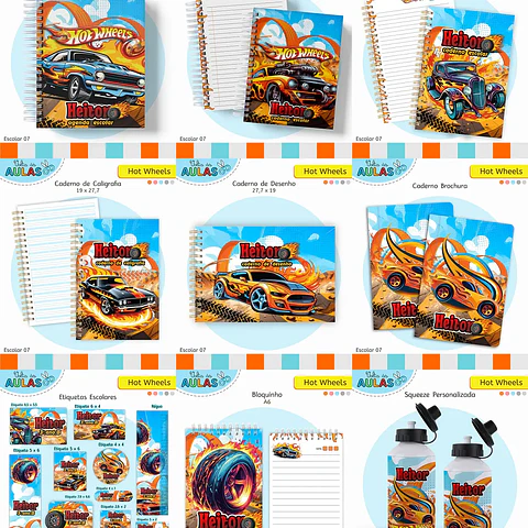 Arquivo Escolar Hotwheels 2026