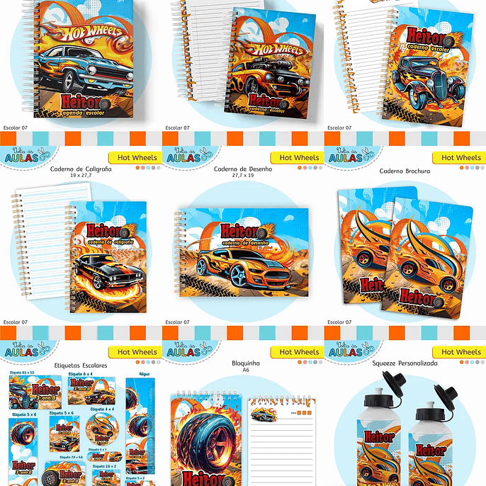 Arquivo Escolar Hotwheels 2026 1