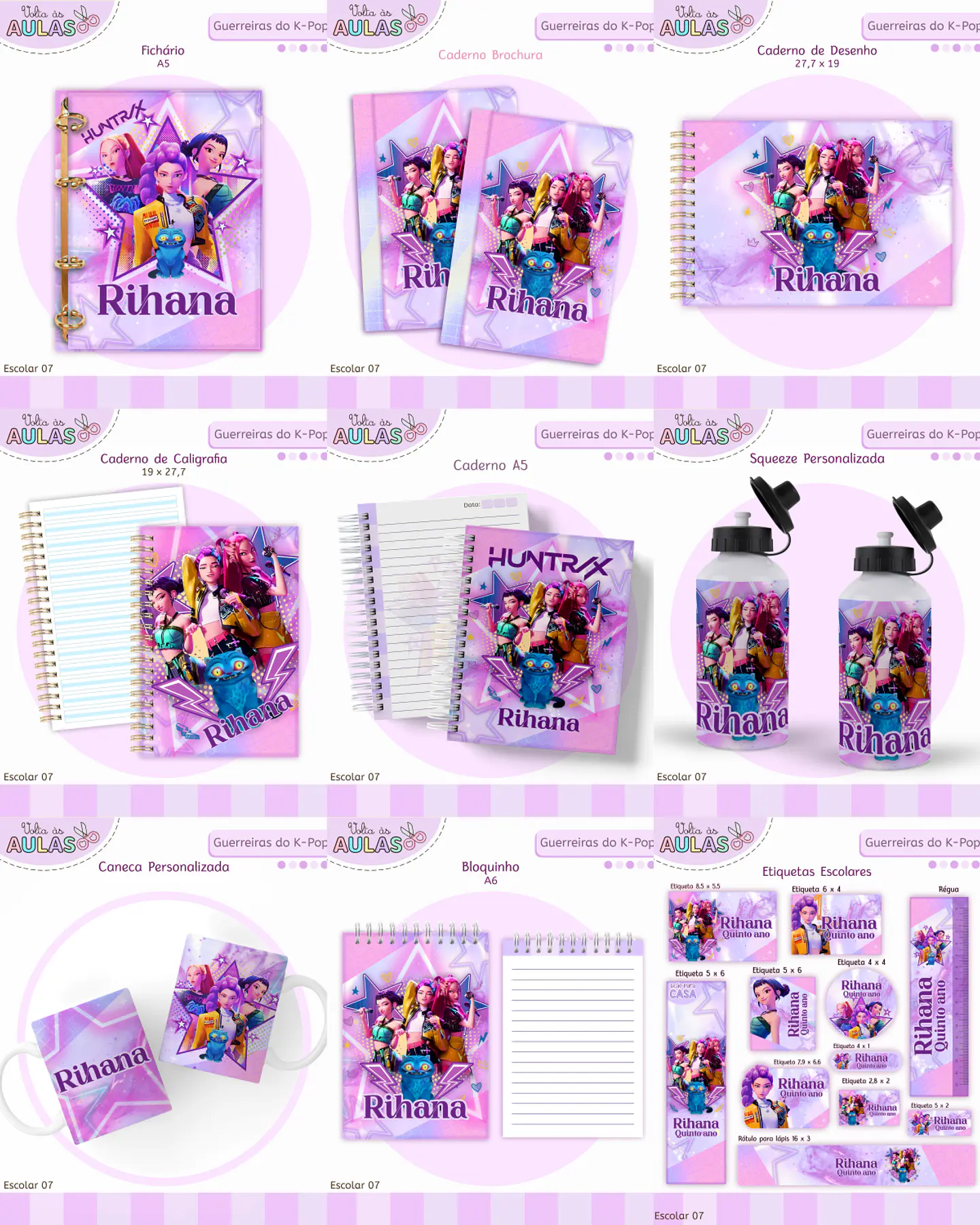 Arquivo Escolar Guerreiras do Kpop 2026 1