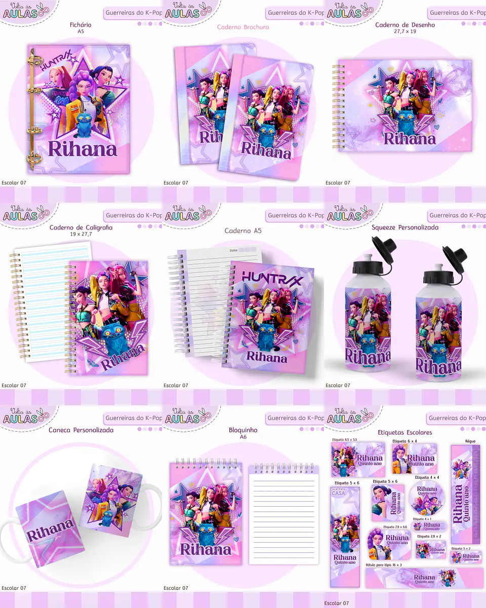 Arquivo Escolar Guerreiras do Kpop 2026 1