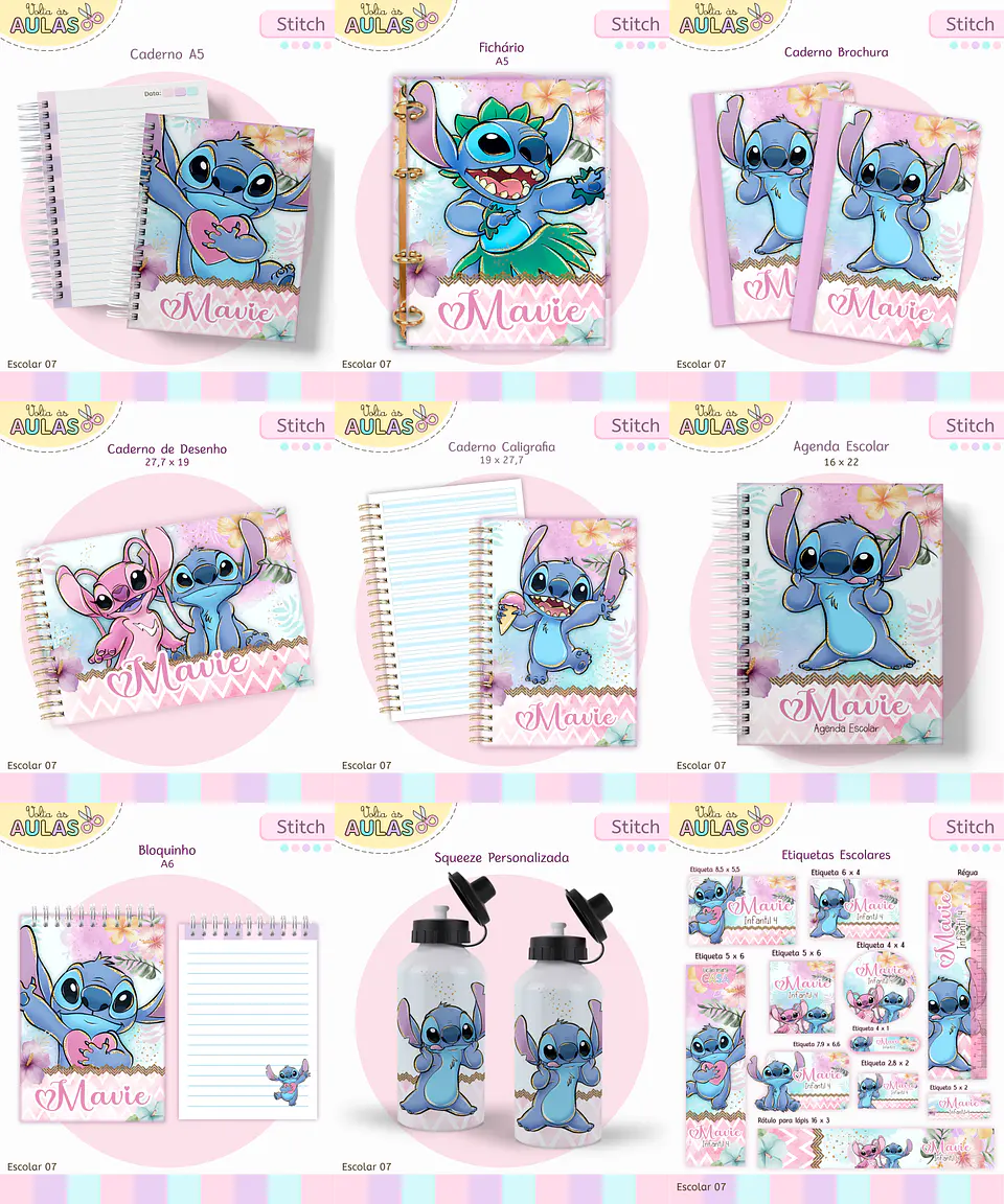Arquivo Escolar Stitch 2026 1