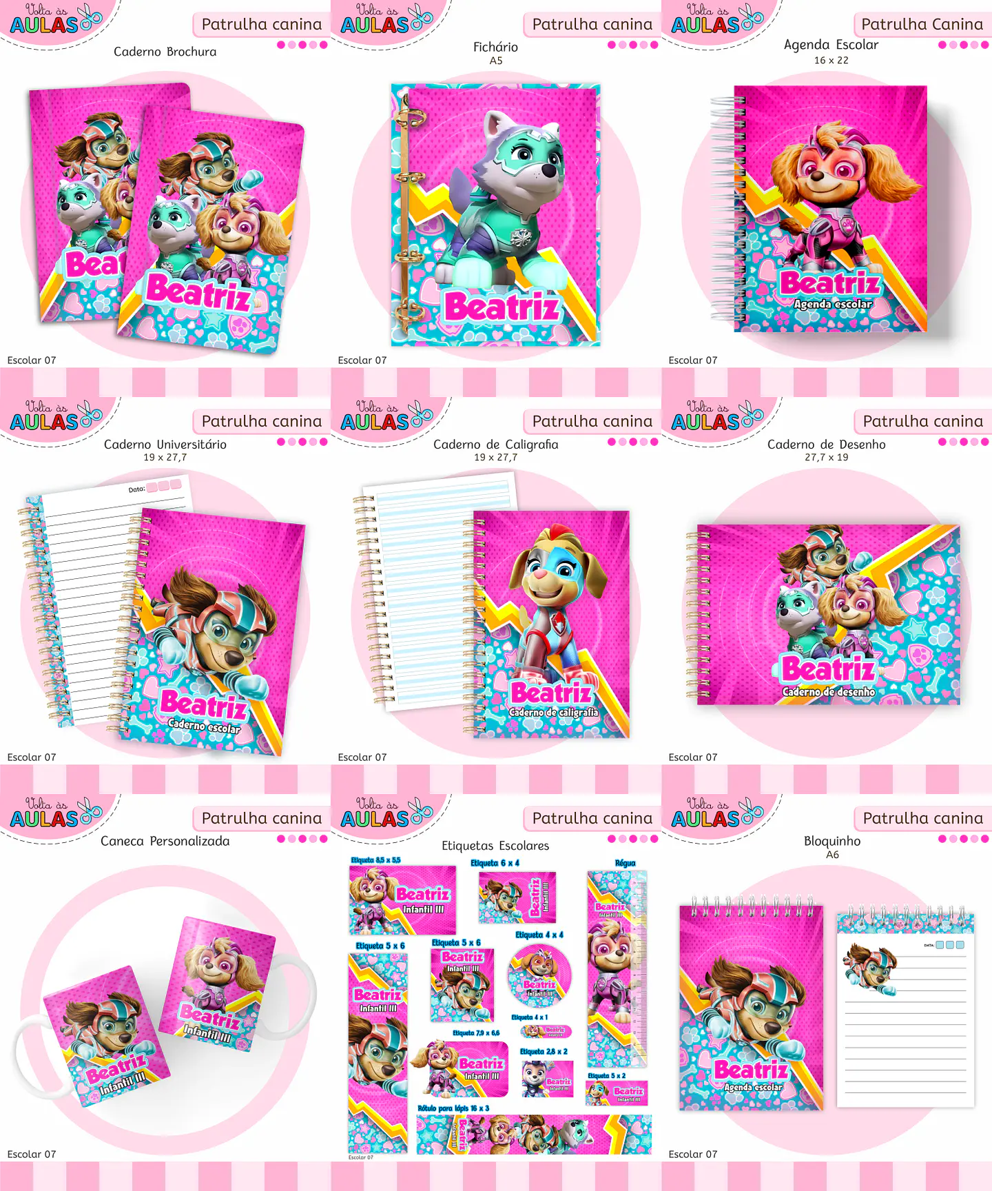 Arquivo Escolar Patrulha Canina Menina 2026 1