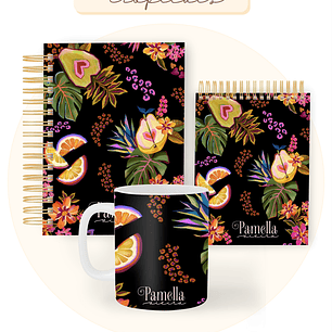 Arquivo Combo Encadernação Frutas Tropicais 2026 - Pamella