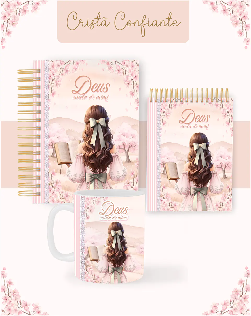 Arquivo Combo Encadernação Cristã Confiante 2026 - Pamella 1