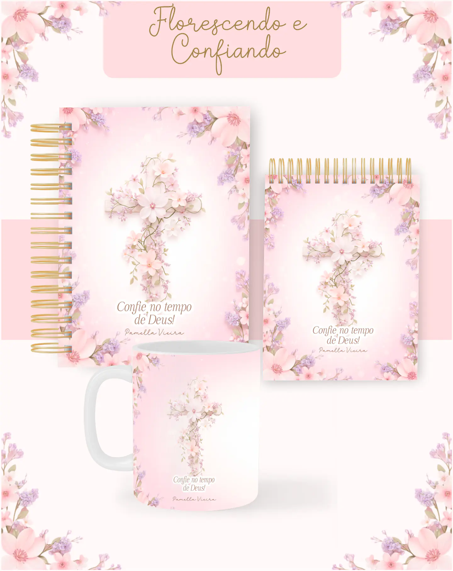 Arquivo Combo Encadernação Florescendo e Confiando  2026 - Pamella 1