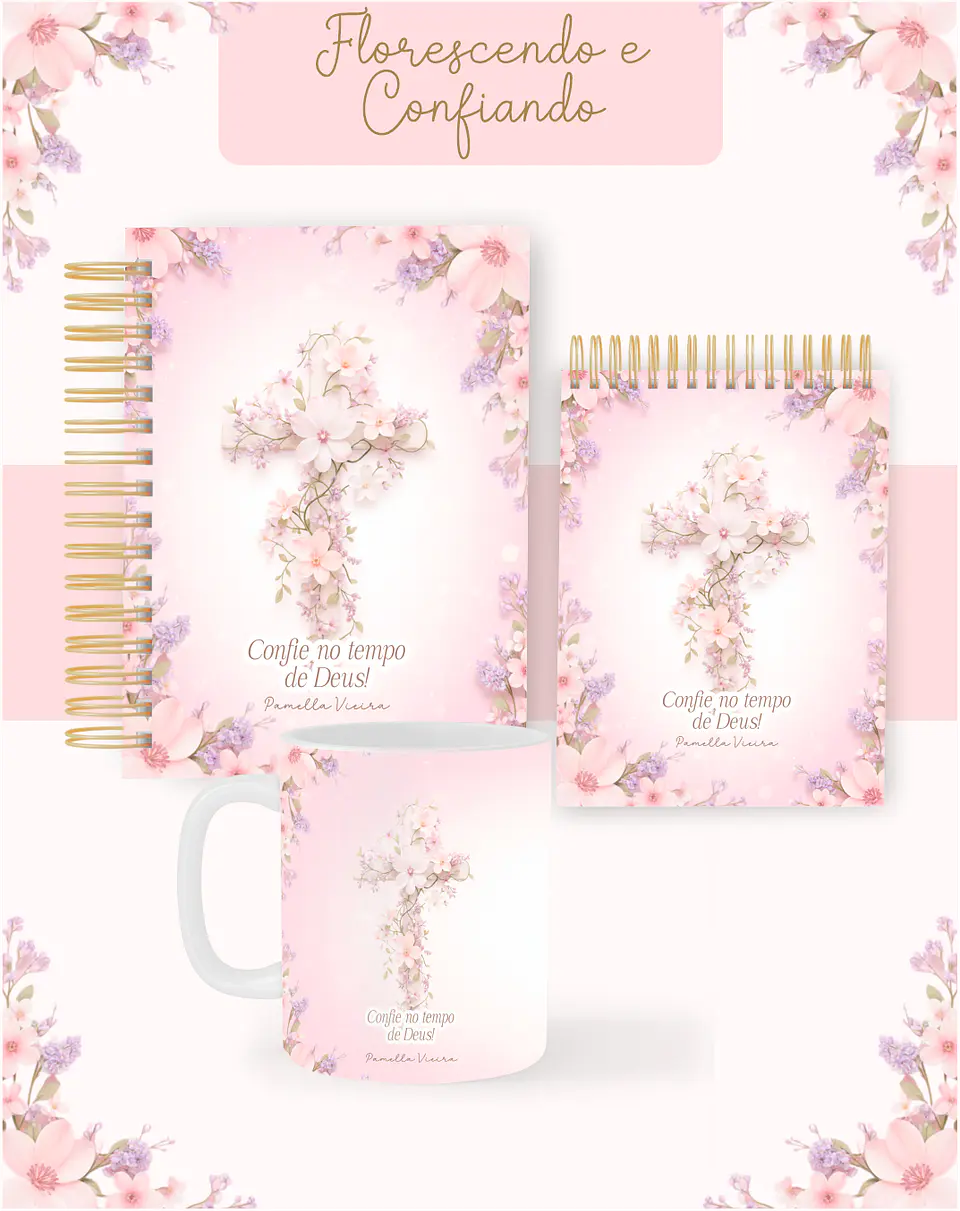 Arquivo Combo Encadernação Florescendo e Confiando  2026 - Pamella 1