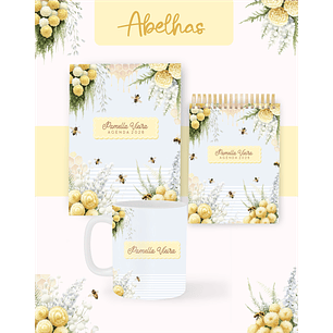 Arquivo Combo Encadernação Abelhas  2026 - Pamella