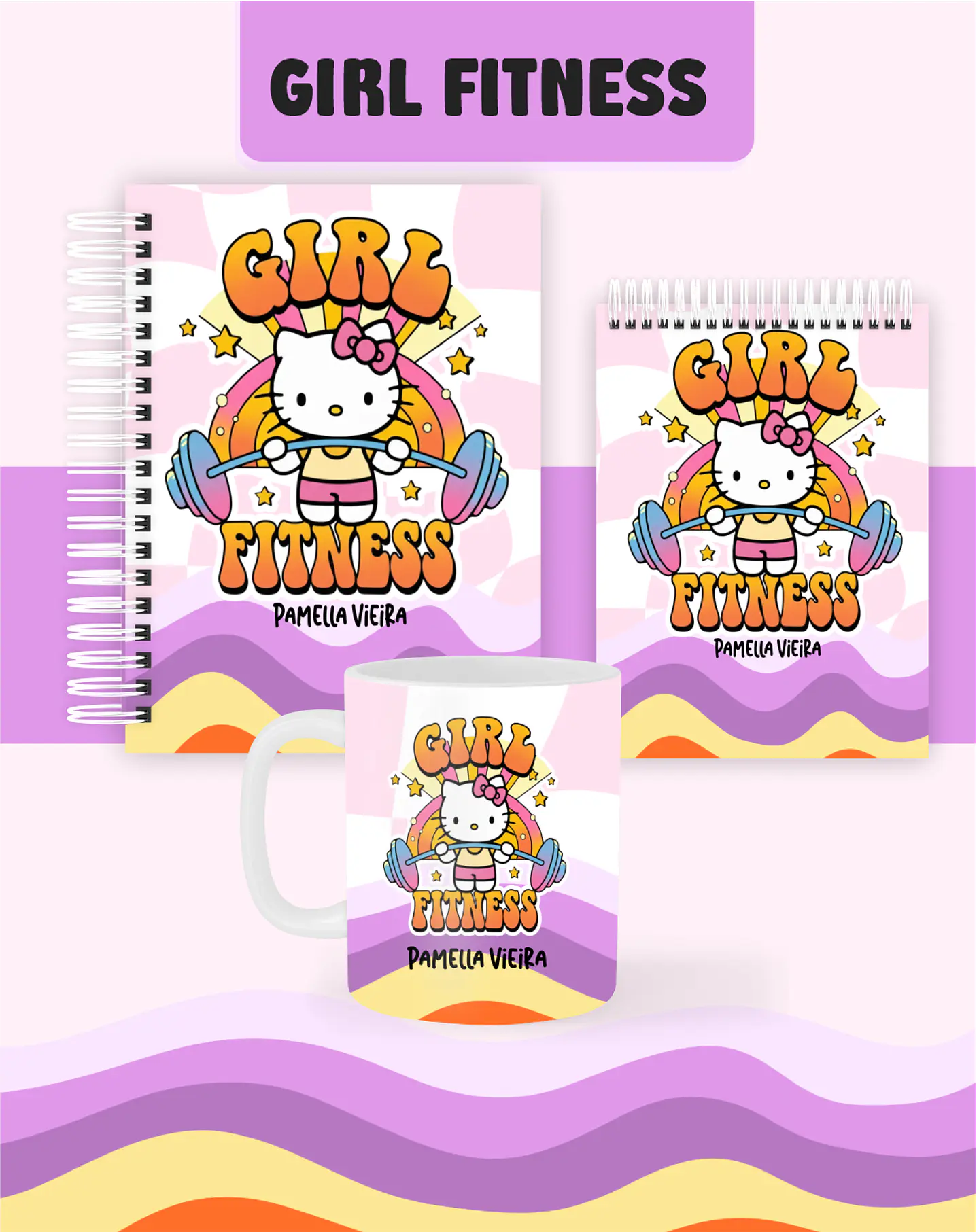 Arquivo Combo Encadernação Girl Fitness 2026 - Pamella 1