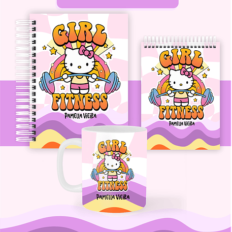 Arquivo Combo Encadernação Girl Fitness 2026 - Pamella 1