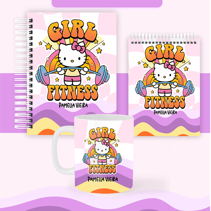 Arquivo Combo Encadernação Girl Fitness 2026 - Pamella 1