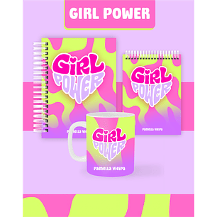 Arquivo Combo Encadernação Girl Power 2026 - Pamella
