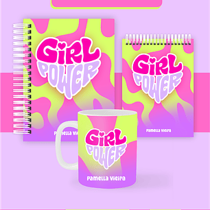 Arquivo Combo Encadernação Girl Power 2026 - Pamella