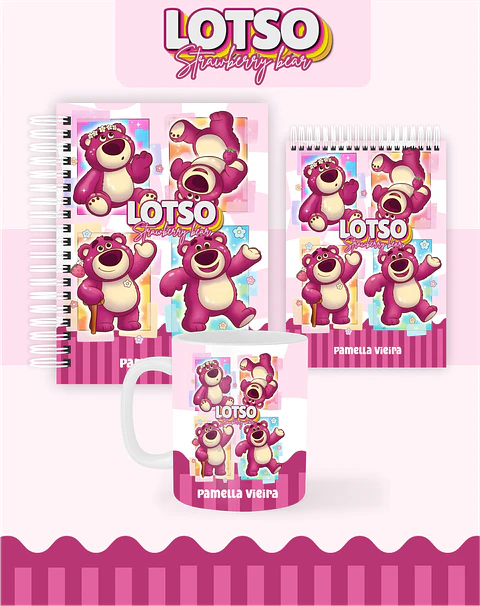 Arquivo Combo Encadernação Lotso 2026 - Pamella