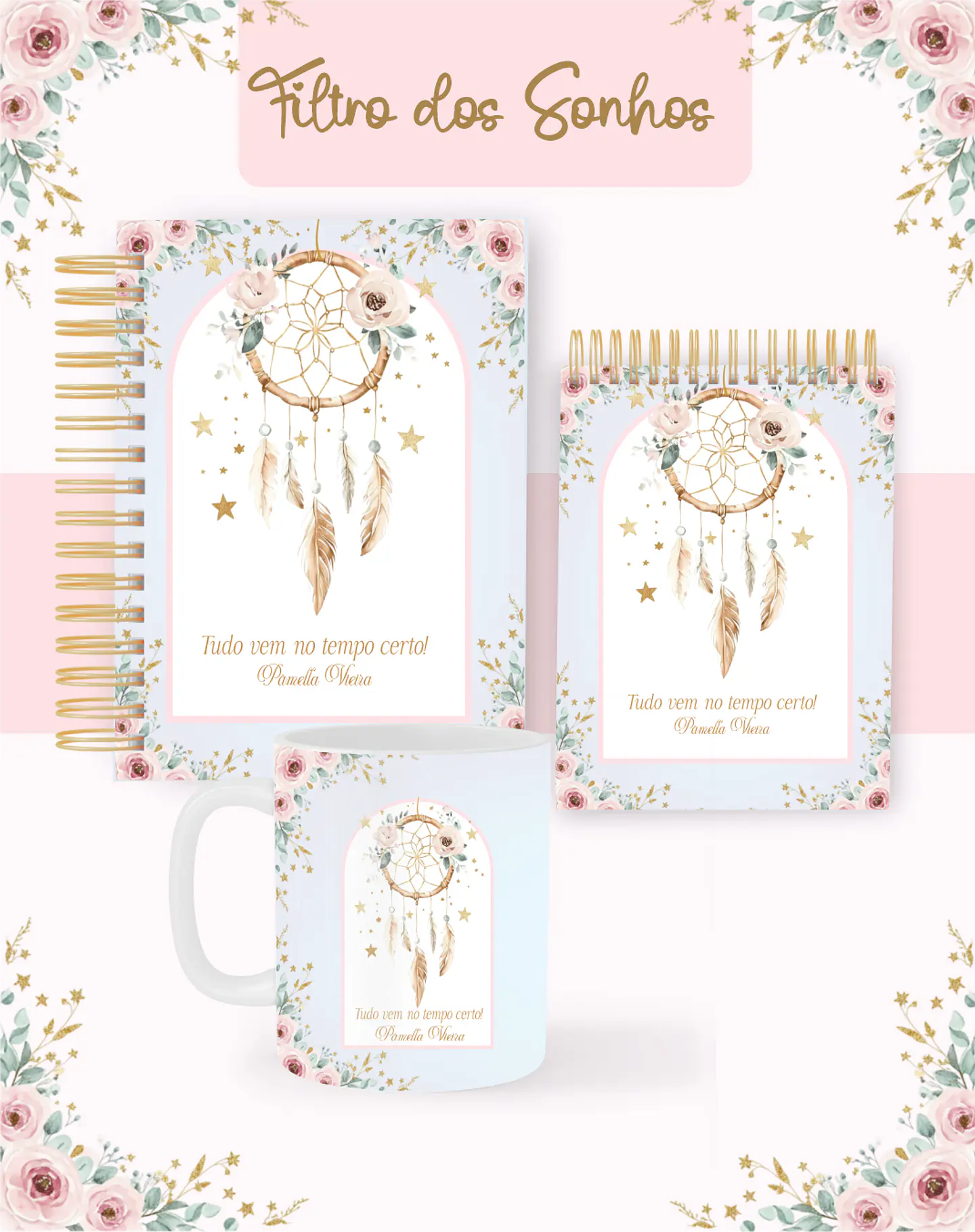 Arquivo Combo Encadernação Filtro dos Sonhos 2026 - Pamella 1