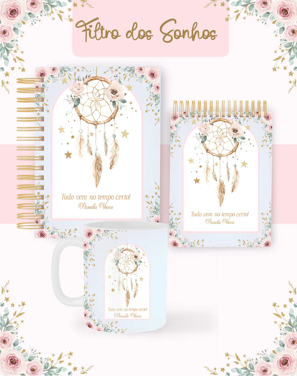 Arquivo Combo Encadernação Filtro dos Sonhos 2026 - Pamella 1