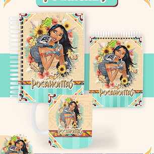 Arquivo Combo Encadernação Pocahontas 2026 - Pamella
