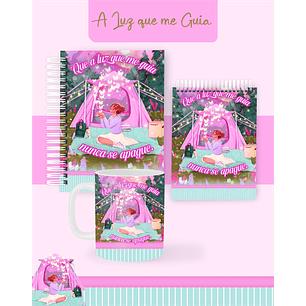 Arquivo Combo Encadernação A Luz que me Guia 2026 - Pamella