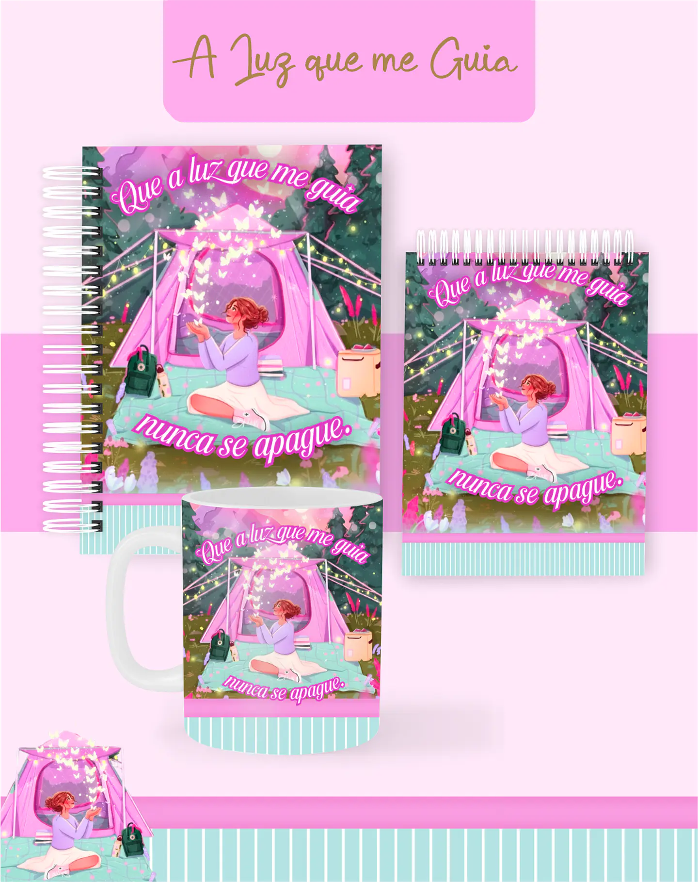 Arquivo Combo Encadernação A Luz que me Guia 2026 - Pamella 1