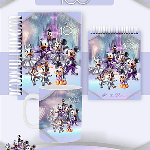 Arquivo Combo Encadernação Disney 100  2026 - Pamella