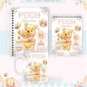 Arquivo Combo Encadernação Pooh 2026 - Pamella