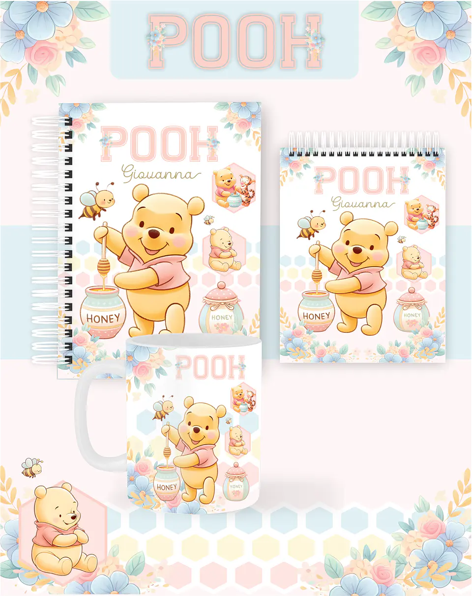 Arquivo Combo Encadernação Pooh 2026 - Pamella 1