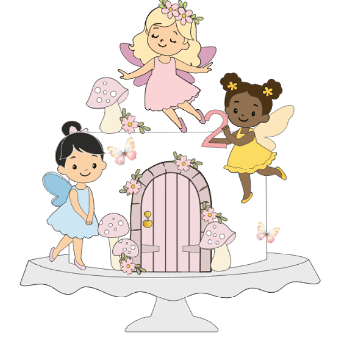 Arquivo Topo de Bolo Fada 1