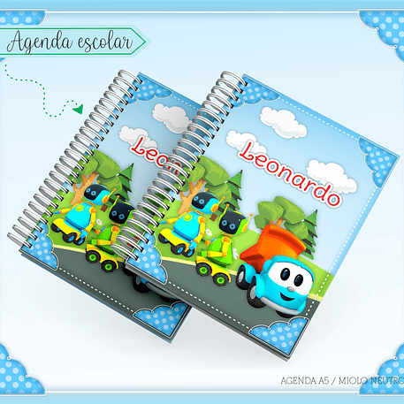 Arquivo Encadernção Volta ás Aulas Léo e  o Caminhão 2