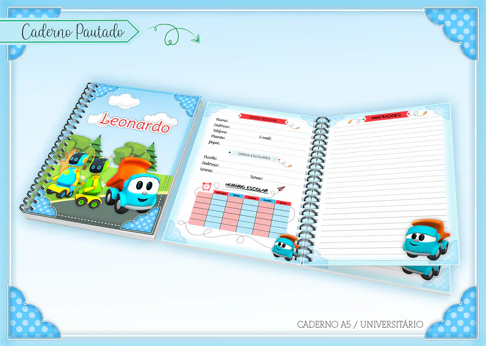 Arquivo Encadernção Volta ás Aulas Léo e  o Caminhão 3