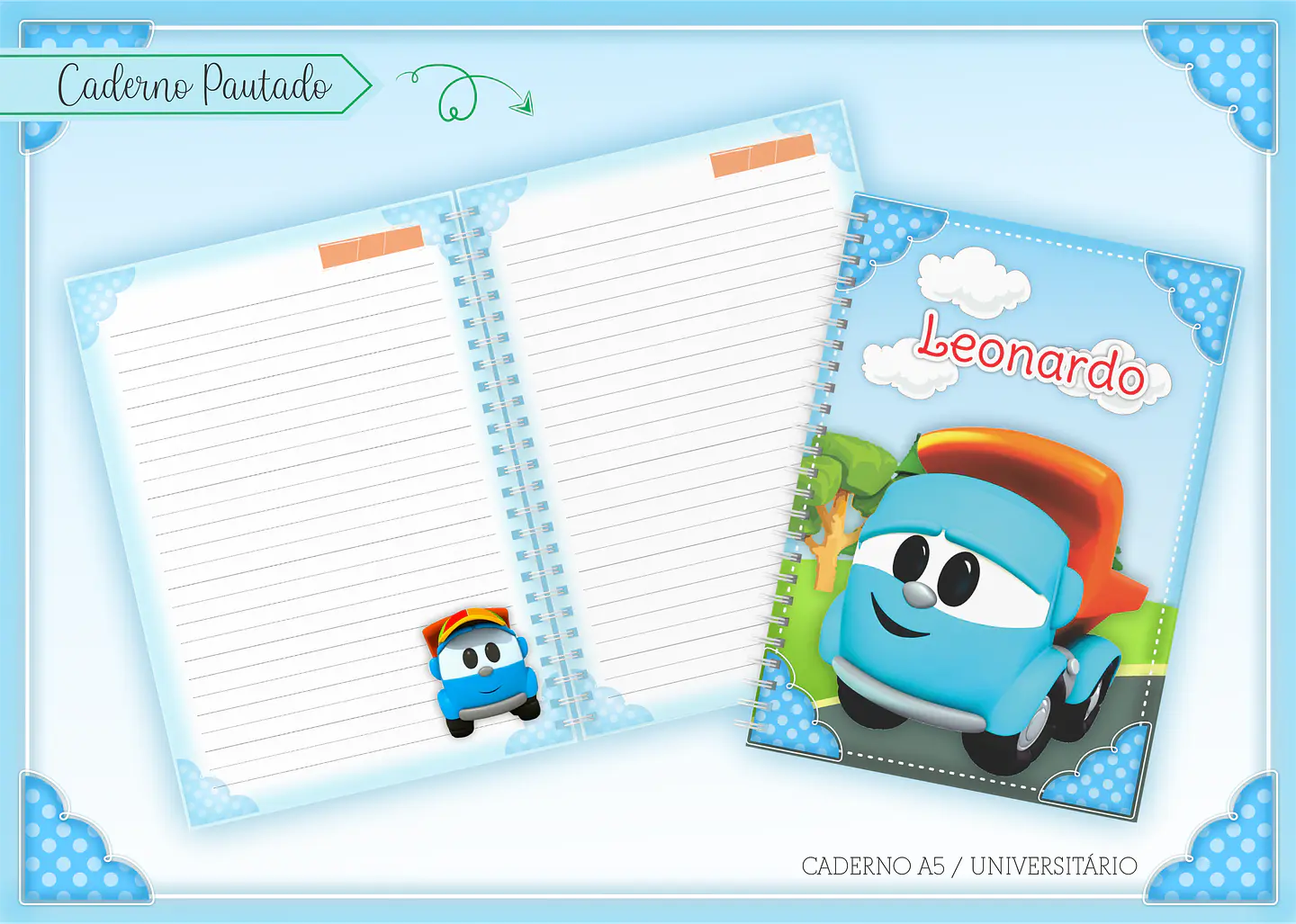 Arquivo Encadernção Volta ás Aulas Léo e  o Caminhão 6