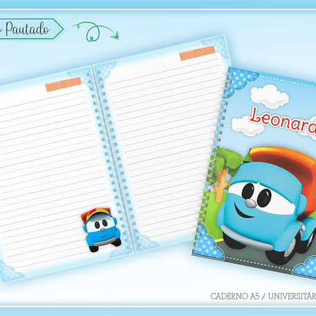 Arquivo Encadernção Volta ás Aulas Léo e  o Caminhão 6