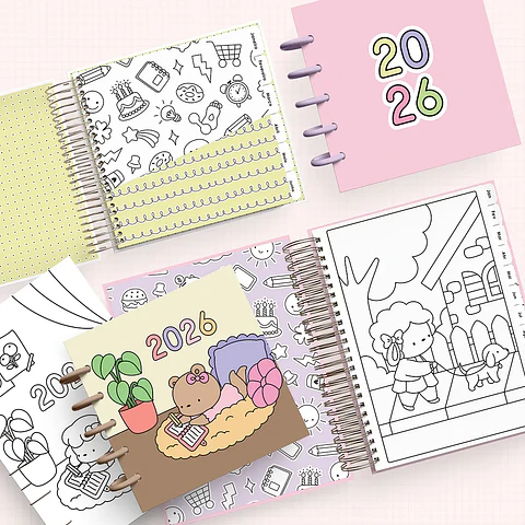 Arquivo Coleção Agendas Color Me - Nilmara