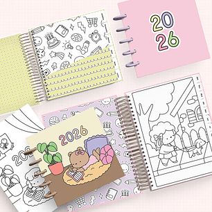 Arquivo Coleção Agendas Color Me - Nilmara