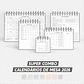 Arquivo Super Combo de Calendário de Mesa 2026 - Nilmara - Thumbnail 1