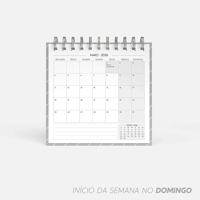 Arquivo Super Combo de Calendário de Mesa 2026 - Nilmara 3