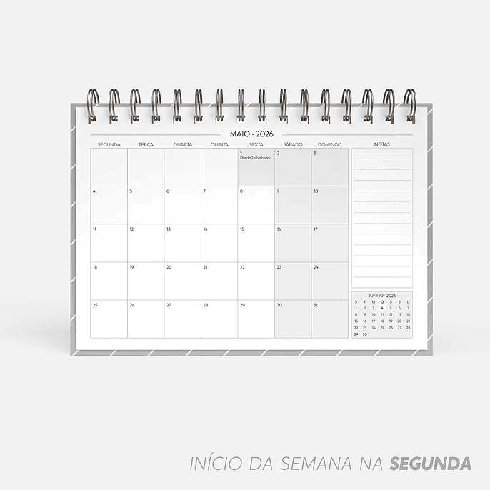 Arquivo Super Combo de Calendário de Mesa 2026 - Nilmara 6