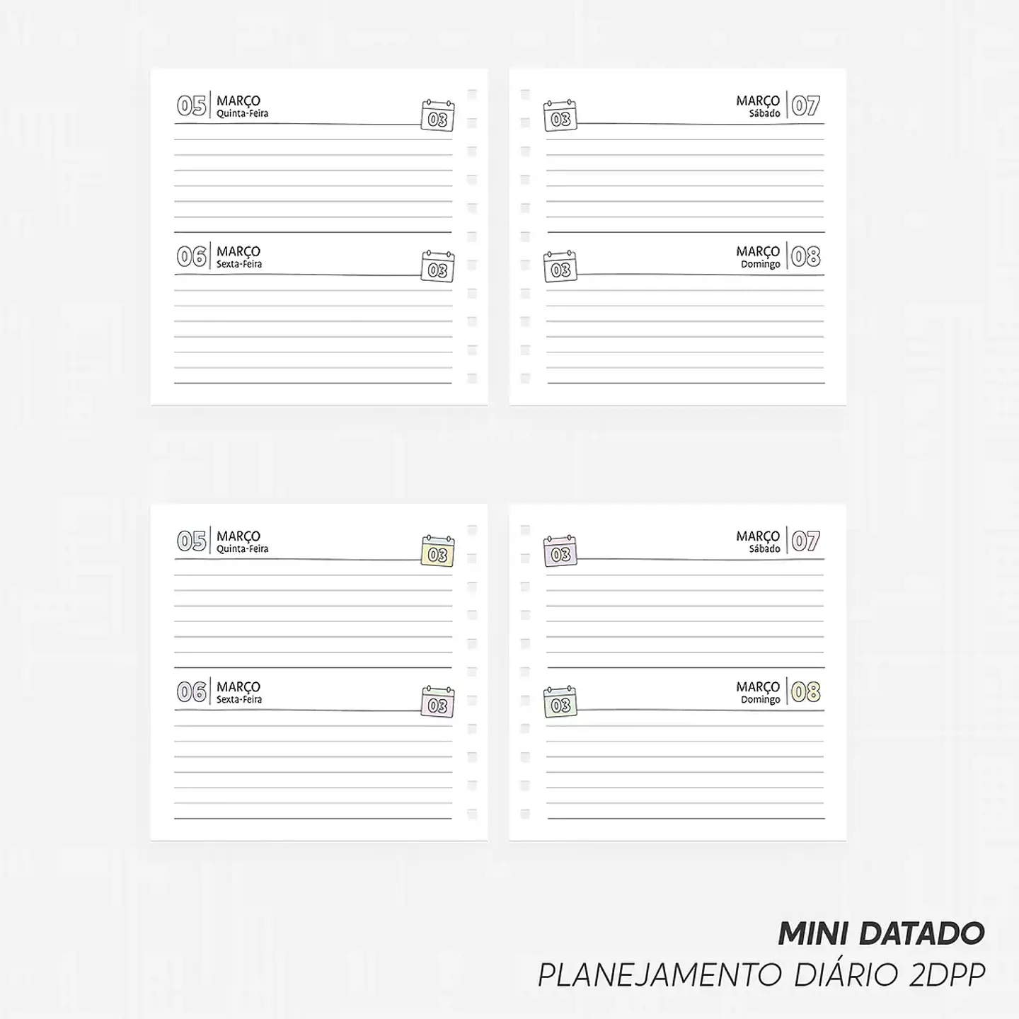 Arquivo Super Combo Agenda para Colorir Color Me 2026 - Nilmara 4