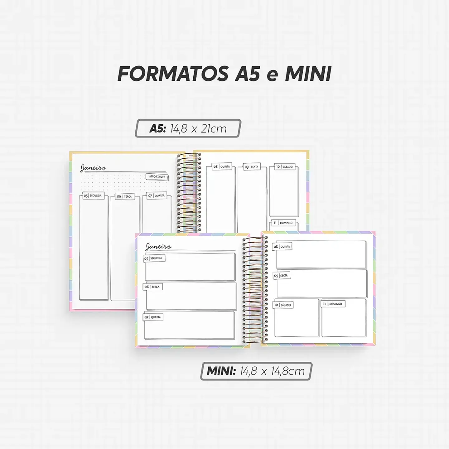 Arquivo Super Combo Agenda para Colorir Color Me 2026 - Nilmara 5