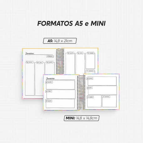 Arquivo Super Combo Agenda para Colorir Color Me 2026 - Nilmara 5