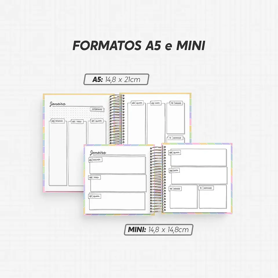 Arquivo Super Combo Agenda para Colorir Color Me 2026 - Nilmara 5