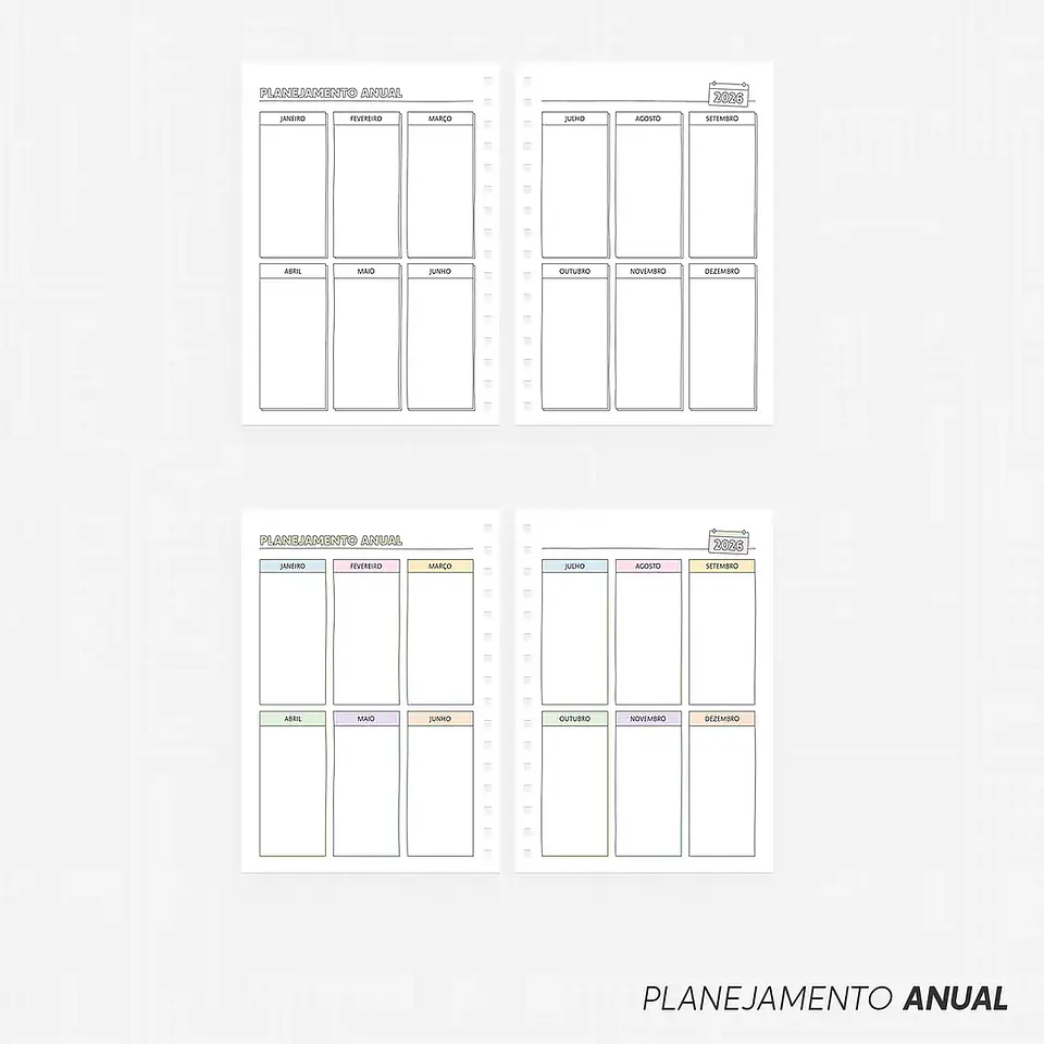 Arquivo Super Combo Agenda para Colorir Color Me 2026 - Nilmara 11