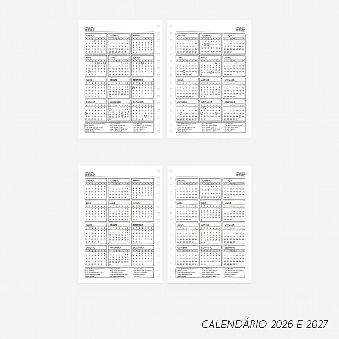 Arquivo Super Combo Agenda para Colorir Color Me 2026 - Nilmara 13