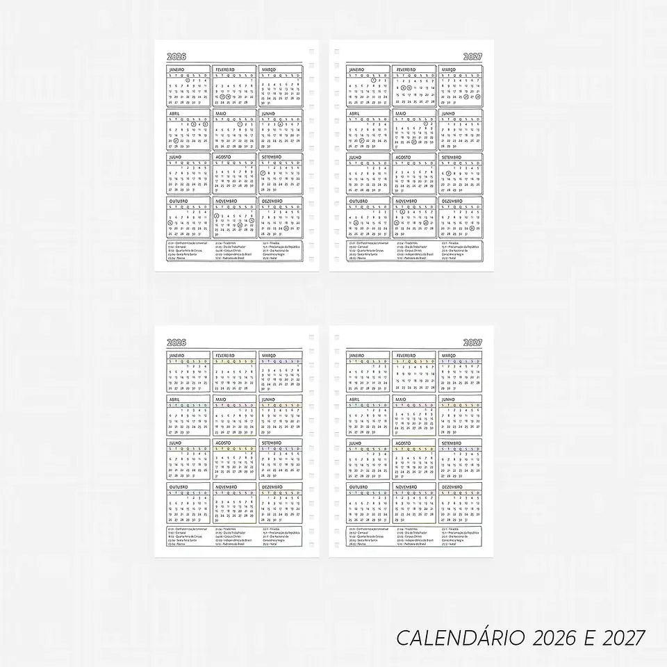 Arquivo Super Combo Agenda para Colorir Color Me 2026 - Nilmara 13