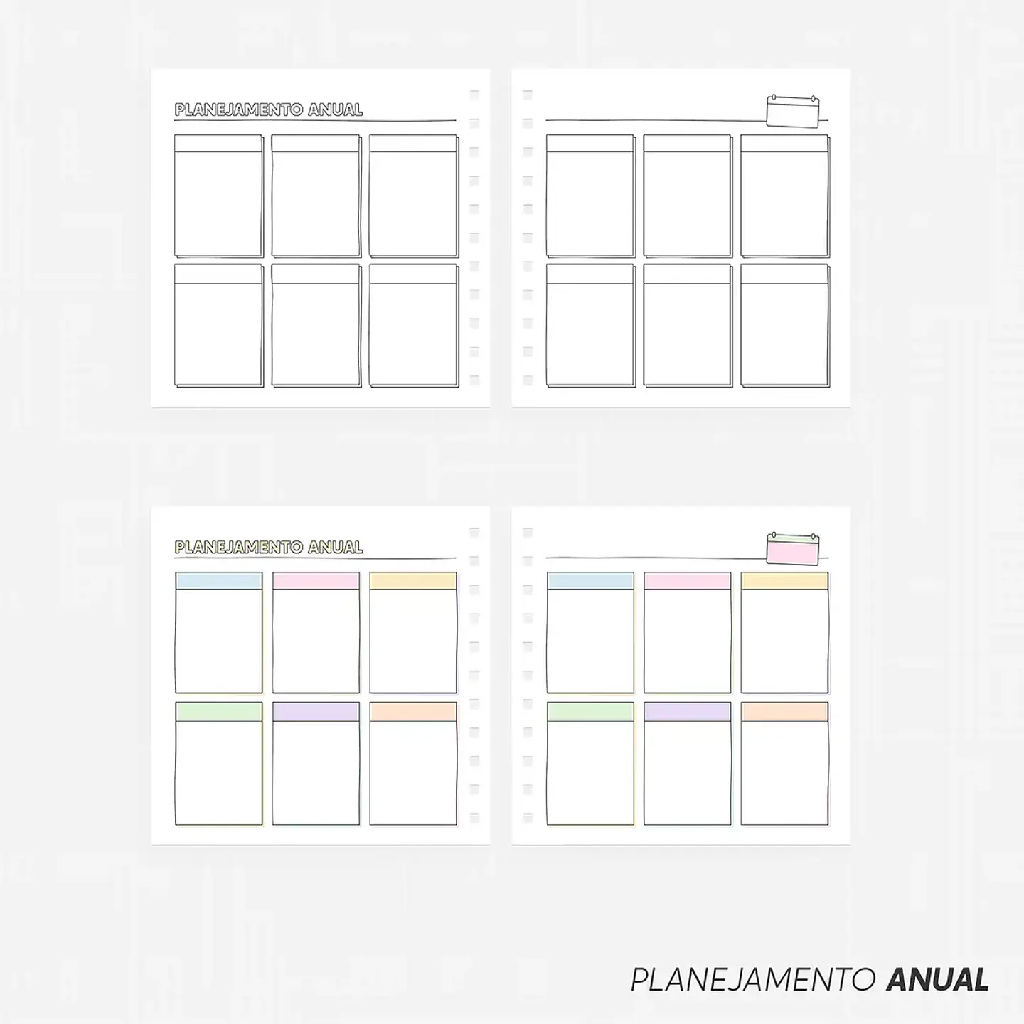 Arquivo Super Combo Agenda para Colorir Color Me 2026 - Nilmara 16