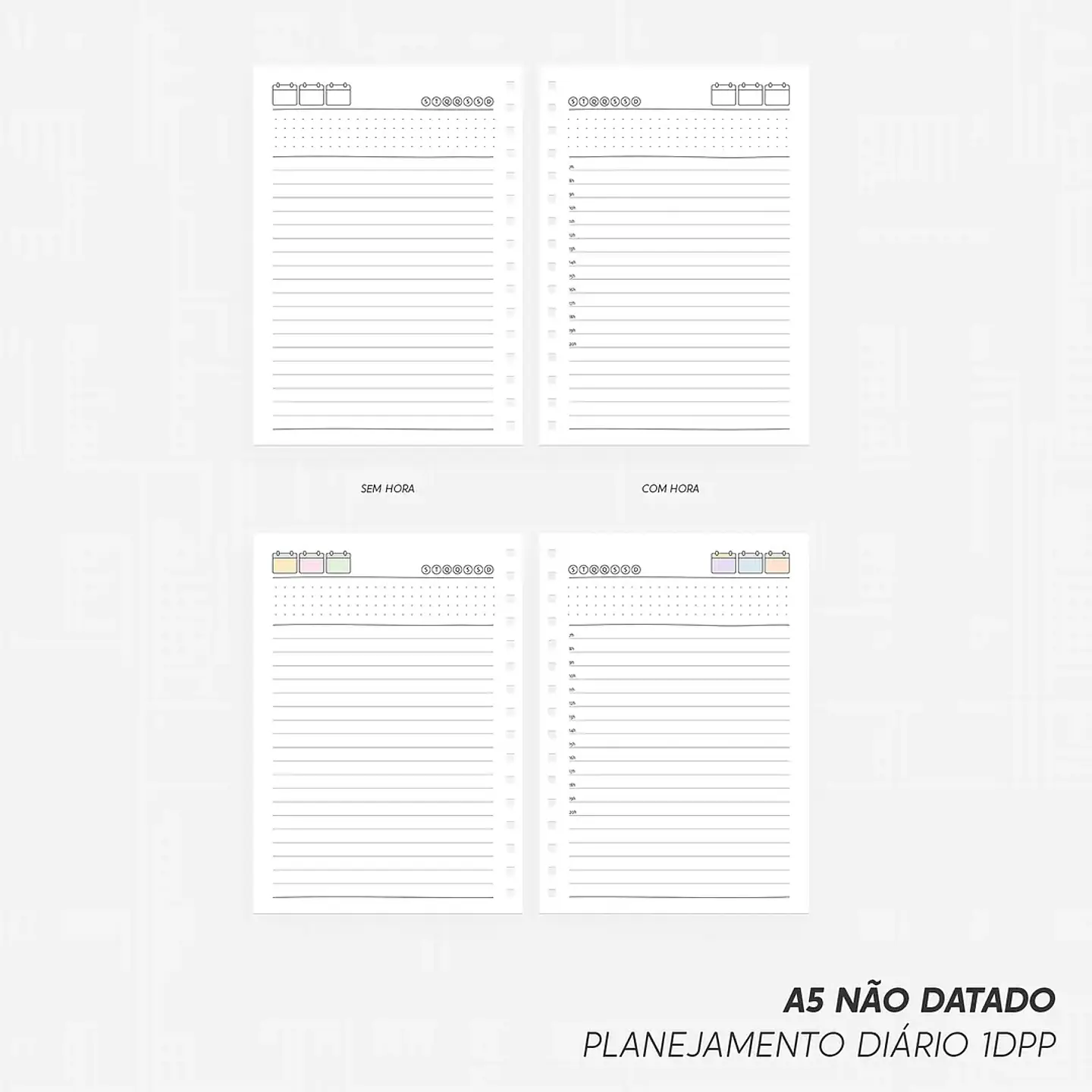 Arquivo Super Combo Agenda para Colorir Color Me 2026 - Nilmara 17
