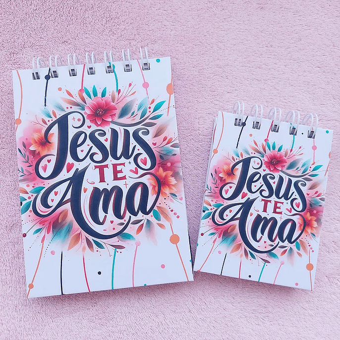 Arquivo Capa Bloquinho A6 e A7 Jesus Te Ama PDF 1