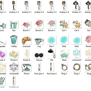 Kit Digital Café da Manhã Chique